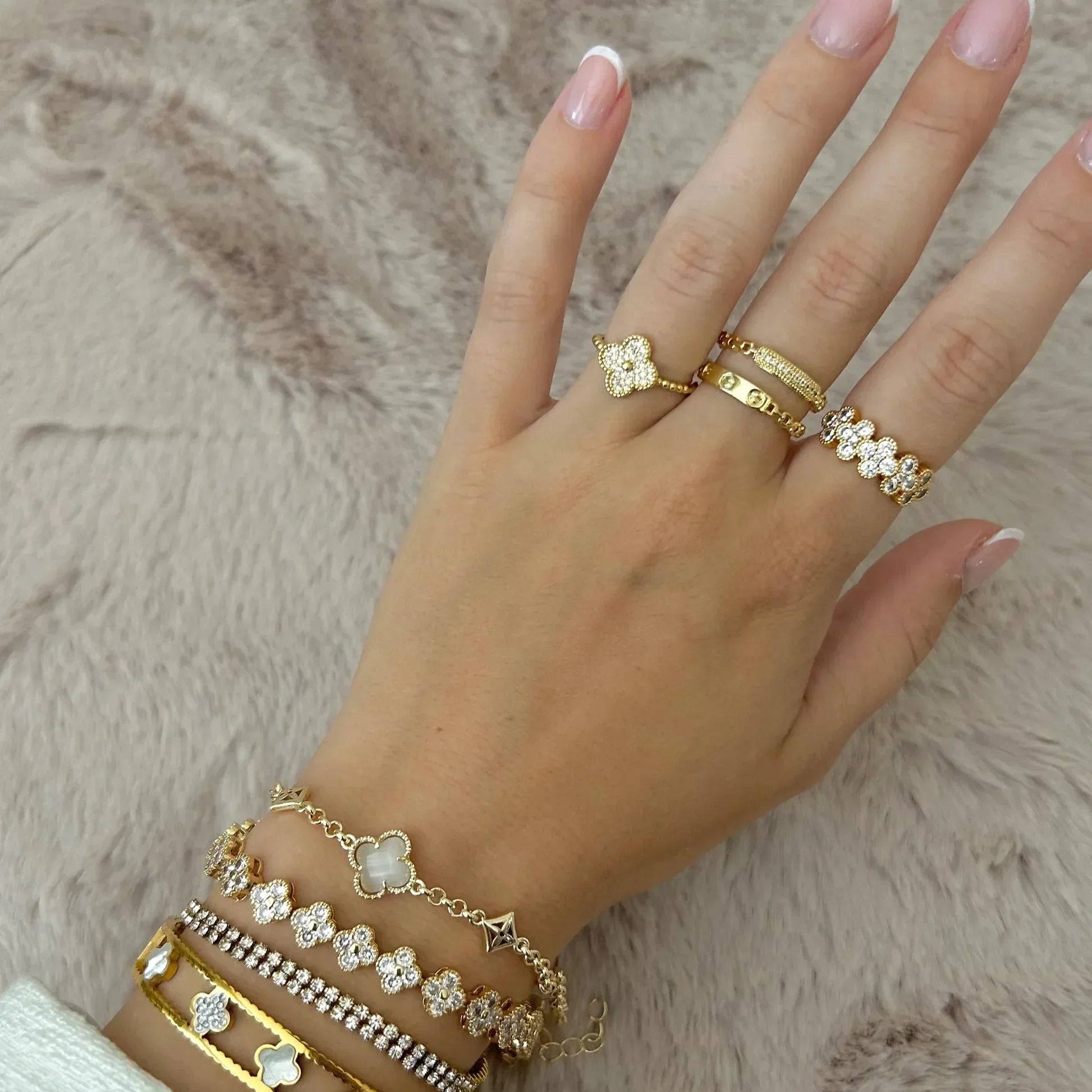 KLEEBLATTRING | GOLD